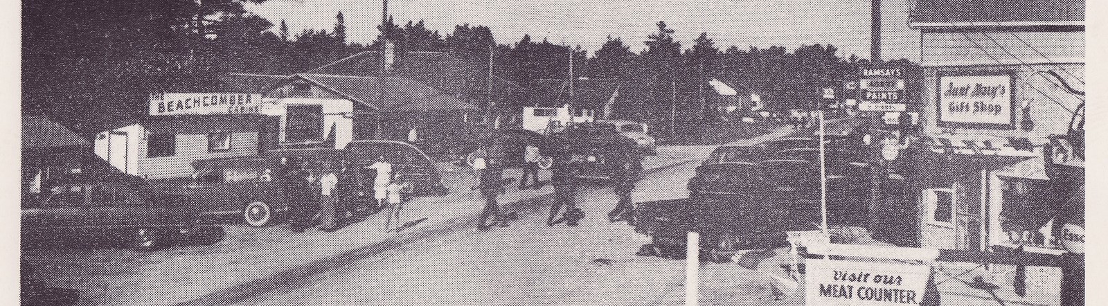Photo of Sauble Business Section Circa 1949-55