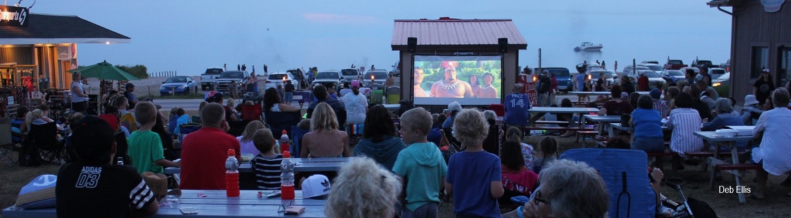 Photo of movie night in Sauble Beach by Deb Eillis