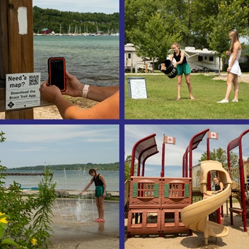 Bruce Trail, Spash Pad, Games