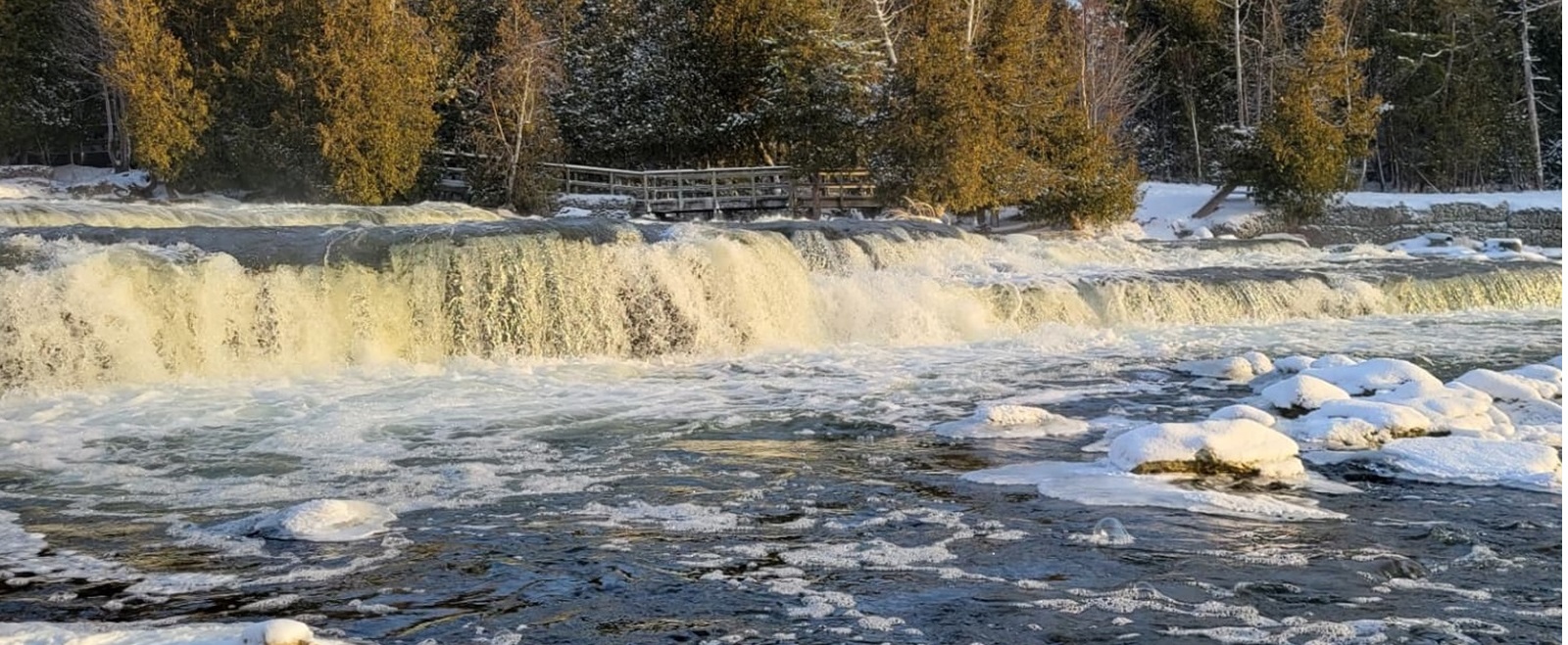 Winter on Sauble River