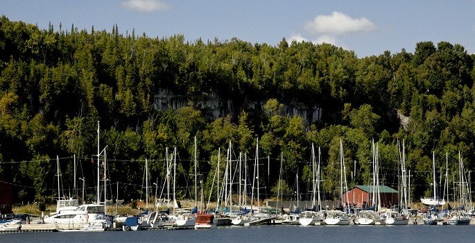 Photo by Jay Rusnak of Wiarton harbour 