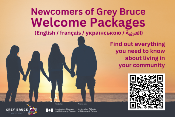 QR code for Newcomers Information Package